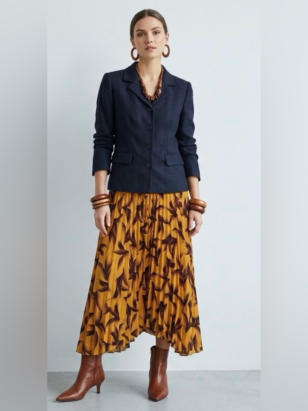 Nordstrom 100% Silk Black Blazer
